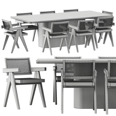 RH DINING SET 1 — Ver 2