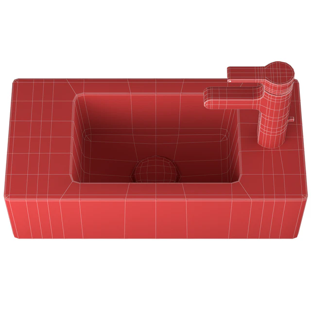 Mini sink Duravit Vero & mixer Jacob Delafon Singulier — Descargar
