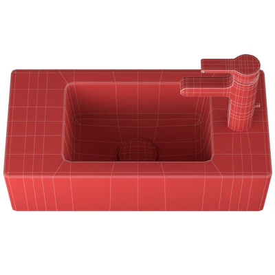 Mini sink Duravit Vero & mixer Jacob Delafon Singulier — Ver 3