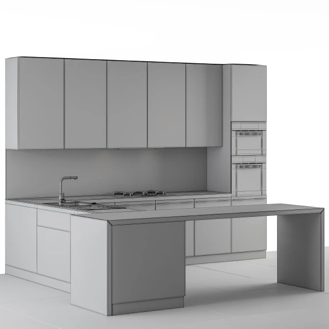 Kitchen Modern - Wooden and Black 59 — Скачать