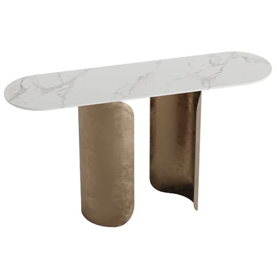 GABRIEL OPERA CONTEMPORARY OVAL CONSOLE — Ver 2