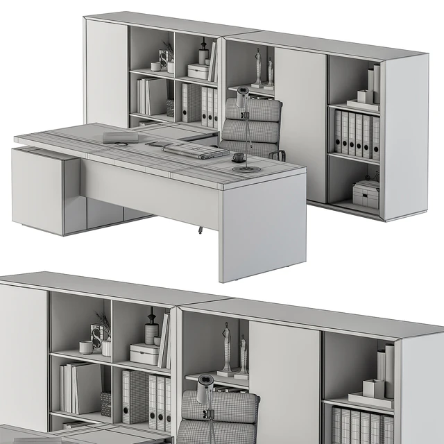 Manager Desk - Office Furniture 387 — Скачать
