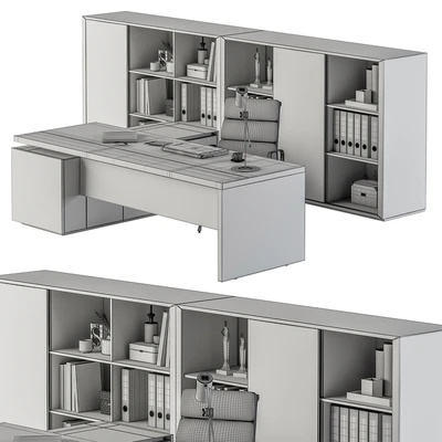 Manager Desk - Office Furniture 387 — Вид 4