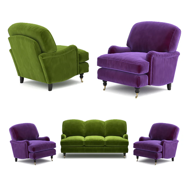 Sofa and armchair Lady May — Descargar