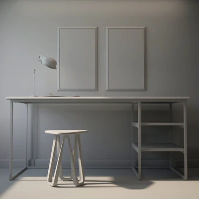 The desk metal & wood — Вид 2