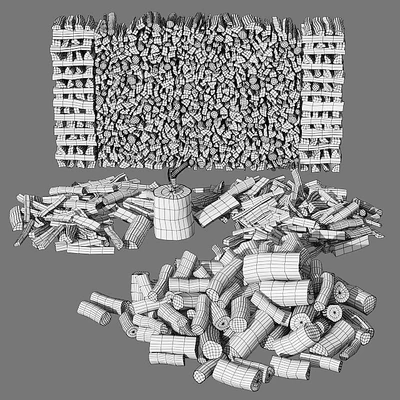Firewood | wood pile | ax — Ver 2