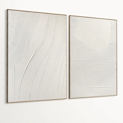 Plaster Two Photo Frame D-603 — Ver 3