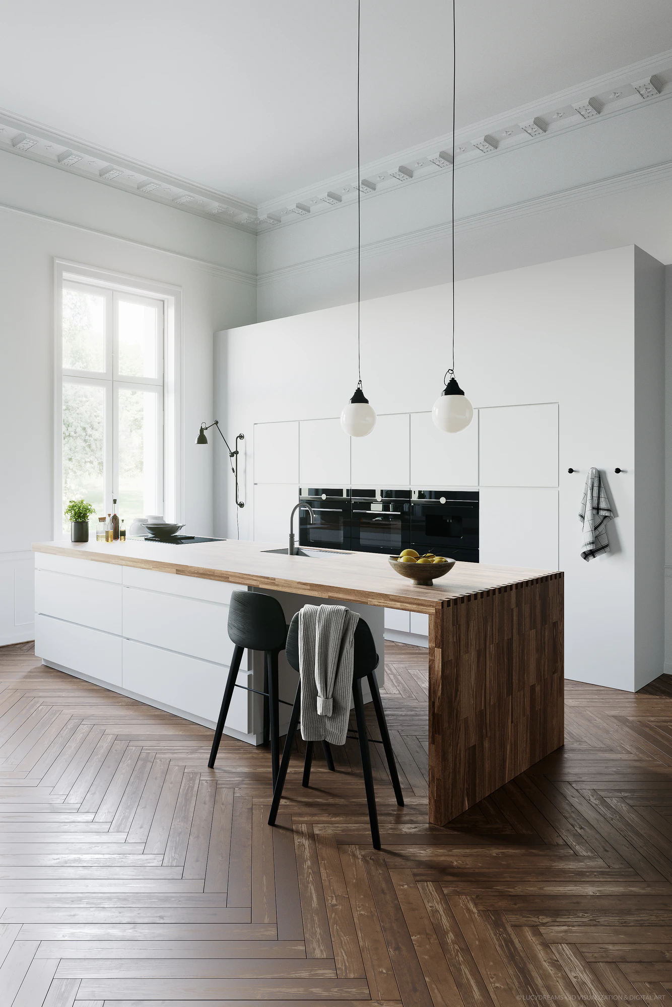 white kitchen by kvik — Скачать