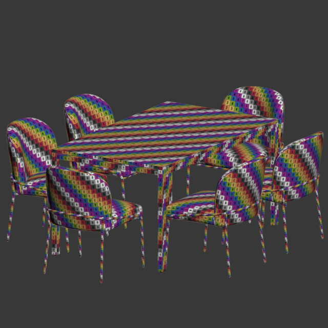 Dining Set 67 — Скачать