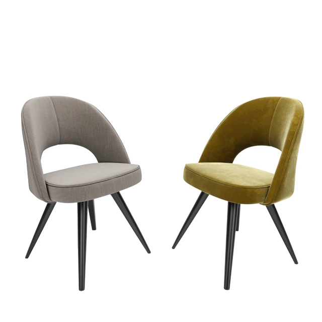 Modrest Gloria Modern Blue Chair With Round Table — Descargar