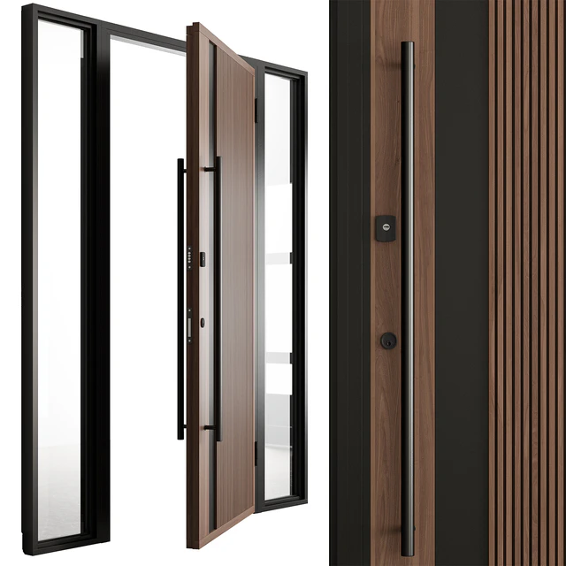 Wooden Front Door - Set 100 — Descargar