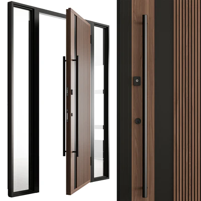 Wooden Front Door - Set 100 — Ver 2