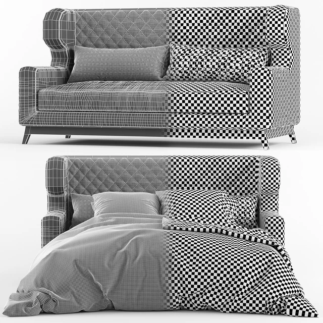 Sofa bed Milano Morgan — Descargar