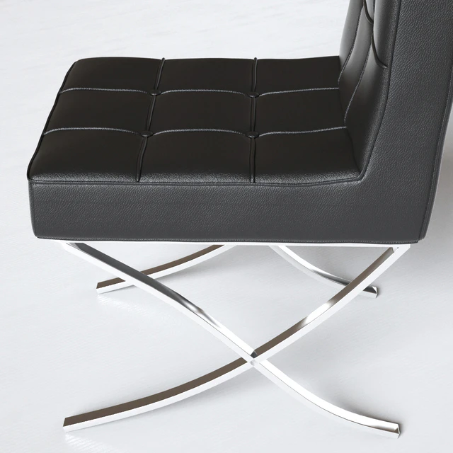 Milania Black Leather Dining Chairs — Descargar