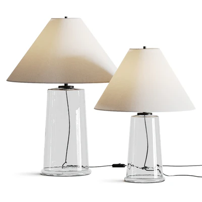 Pottery Barn Avalon Recycled Glass Table Lamp — Ver 1