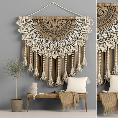macrame decor set 10 — Вид 1
