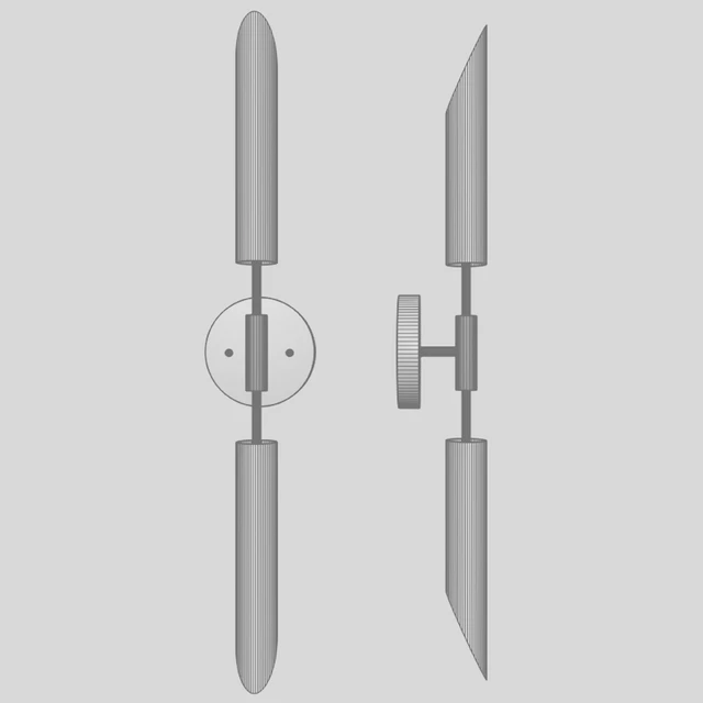 Wall lamp Blade Take-Off Double — Descargar