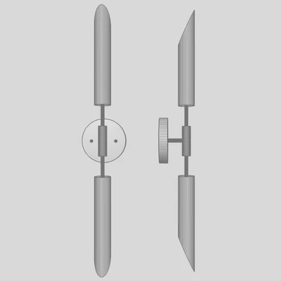 Wall lamp Blade Take-Off Double — Ver 2