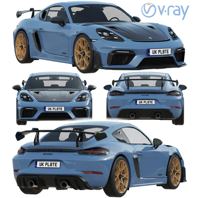 Porsche 718 Cayman GT4 RS 2022 — Вид 1
