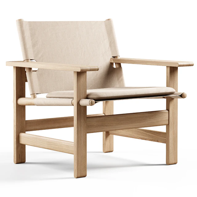 Fredericia - The Canvas Chair By Børge Mogensen — Descargar