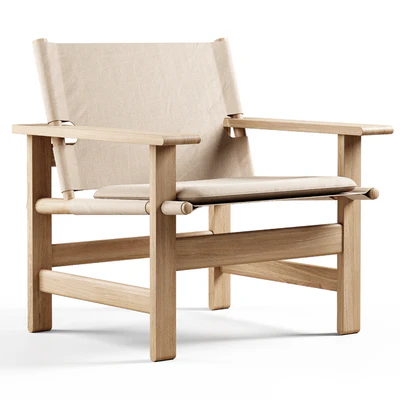 Fredericia - The Canvas Chair By Børge Mogensen — Ver 1