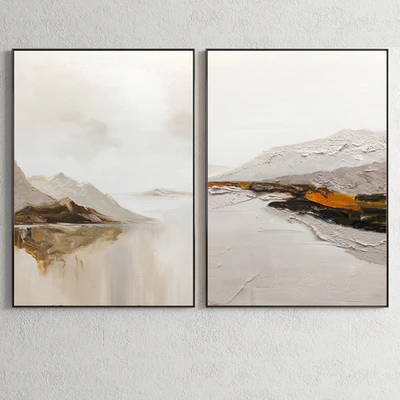 Plaster Two Photo Frame E-37 — Ver 4
