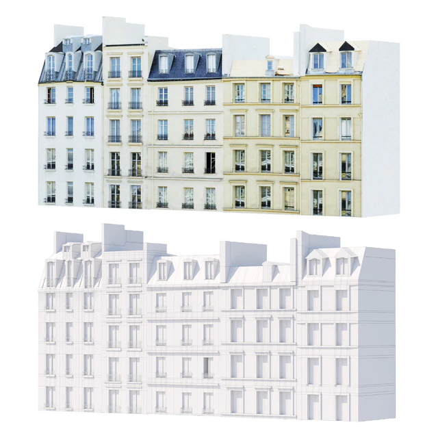 Facade for the background vol.3 Street of five houses — Descargar