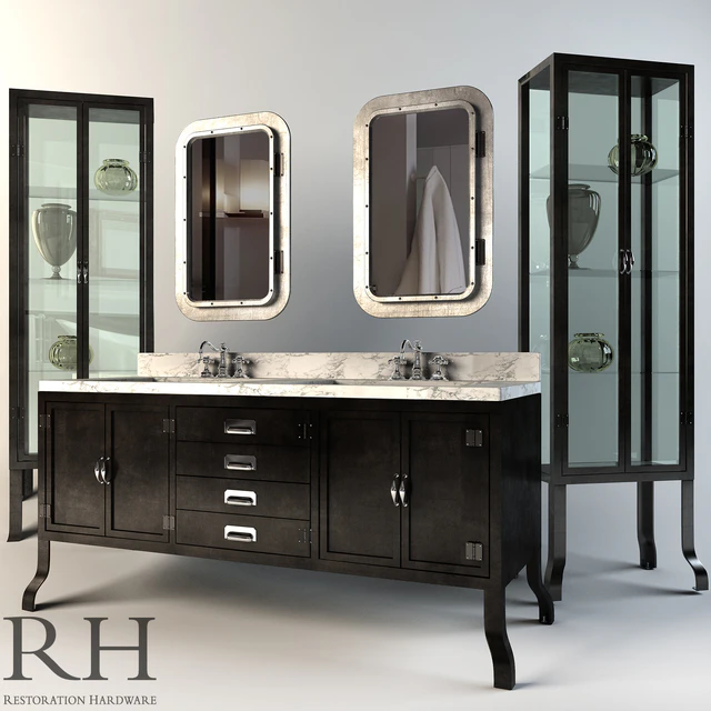 Restoration Hardware Pharmacy Collection Black — Descargar