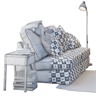 Sofa Ikea Kivik 1 — Ver 3