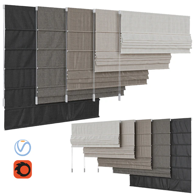 Set of Roman blinds 6 — Descargar