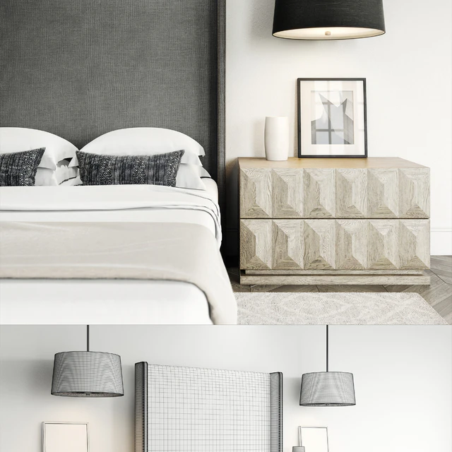 Lawson Custom Platform Bed Set / Restoration Hardware — Скачать