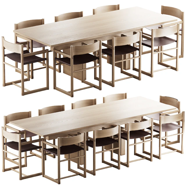 331 Resident Plane Dining Table and Resident Passenger Chair — Descargar