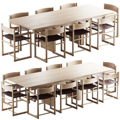 331 Resident Plane Dining Table and Resident Passenger Chair — Ver 4