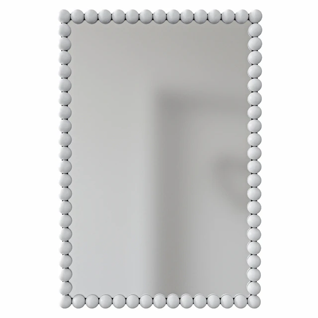 Uttermost Serna Satin Rectangular Wall Mirror — Descargar
