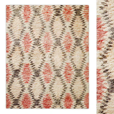 Aztec Handwoven Wool Shag Rug RH — Вид 1