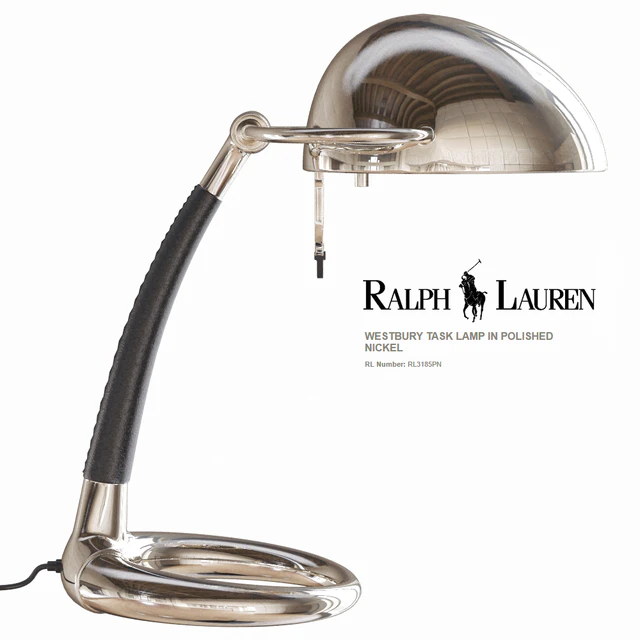 Ralph Lauren WESTBURY TASK LAMP IN POLISHED NICKEL RL3185PN — Descargar