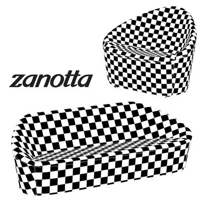 Zanotta Club 1010 sofa & armchair — Вид 2