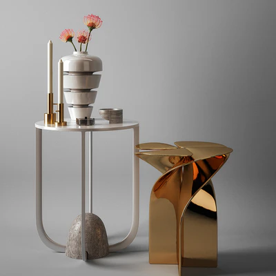 Louis Vuitton Blossom Stool with Decor — Вид 1
