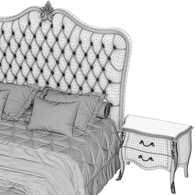 Bed with curbstones Pregno Byblos (for perezalivku) — Descargar