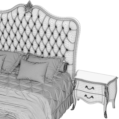 Bed with curbstones Pregno Byblos (for perezalivku) — Ver 2
