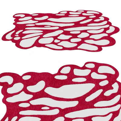 TAPIS ROUGE. RUG TRATTO CURVO — Ver 2