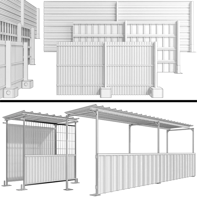 Protective security fencing of construction sites, fence — Descargar
