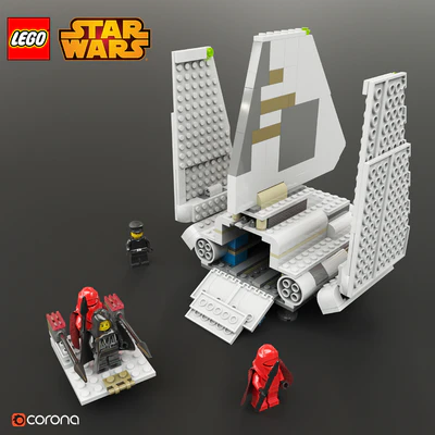 LEGO SW Imperial Shuttle — Вид 2