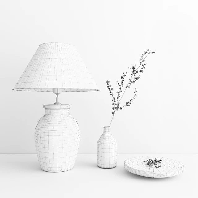 Neptune lamp and vase — Descargar