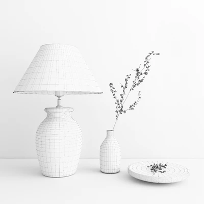 Neptune lamp and vase — Ver 2
