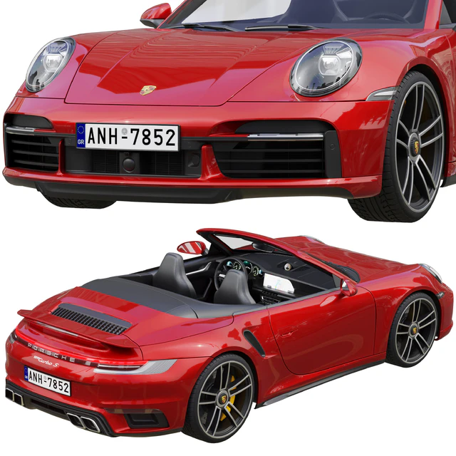 Porsche 911 Turbo S Cabriolet 2021 — Скачать
