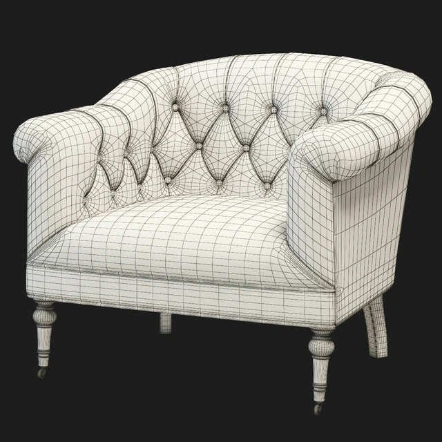 Eichholtz Bentley Chair Blue — Скачать