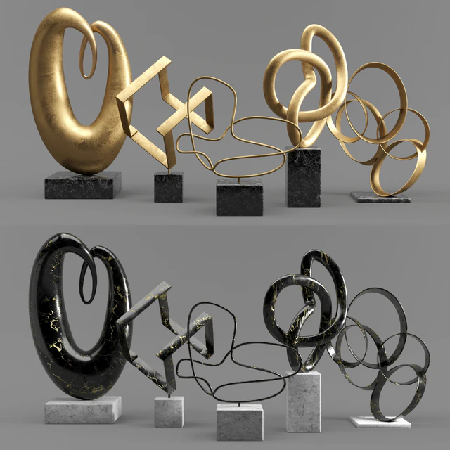 Abstract Sculptures Set — Скачать