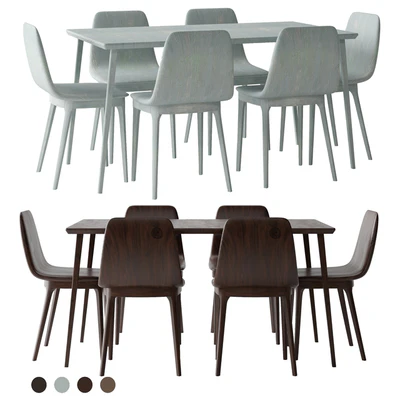 LISABO Table and ODGER Chair ikea — Ver 3