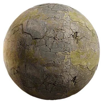 mossy cracked concrete 002 — Скачать